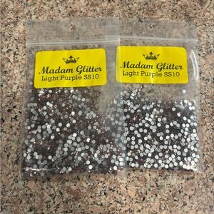 Madam Glitter Light Purple Rhinestones SS10 1440 Ct.-2 Packs